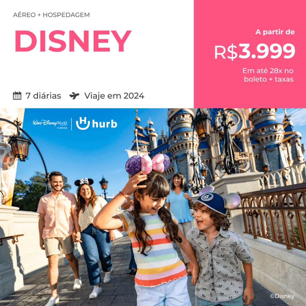 Pacote de Viagem Disney 2024 a partir de R3999 Feito com ♥ em BH