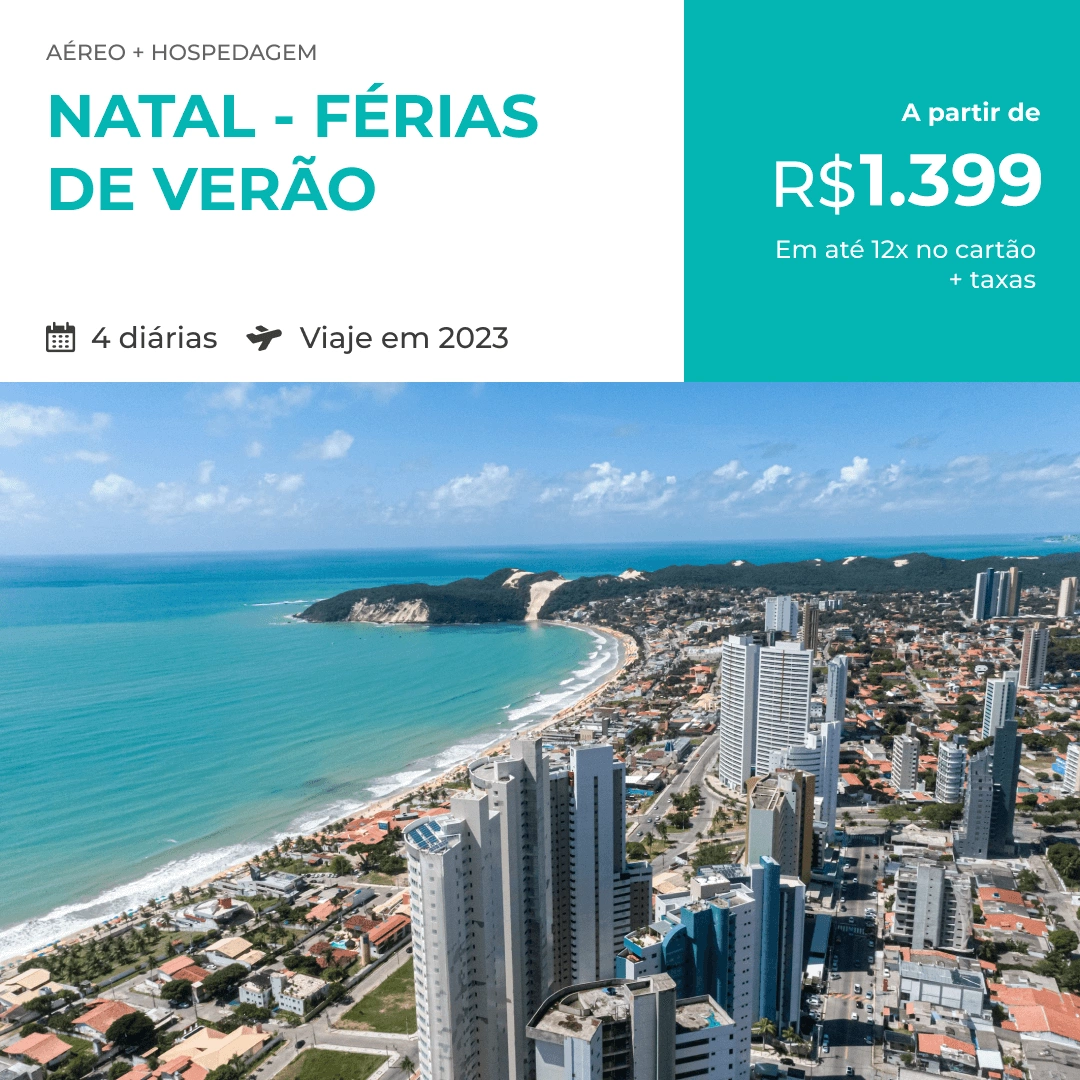 Pacote de Viagem – Natal – Férias de Verão – 2023 – Feito com ♥ em Belo  Horizonte